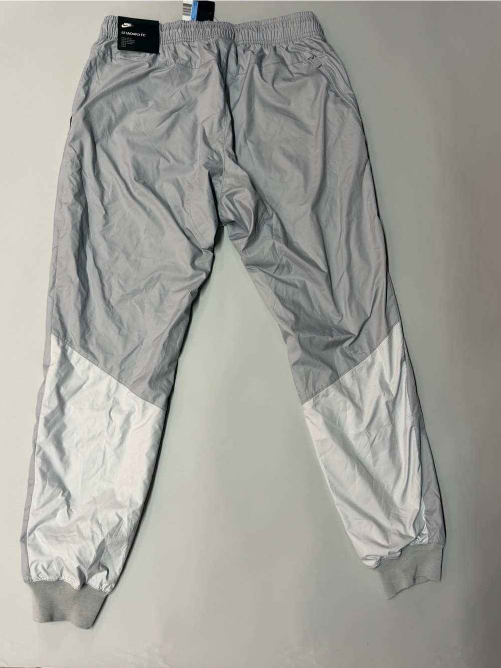 NWT Nike Men Pants Light Gray Windbreaker Jogger 898403 012 Size M - Picture 6 of 10